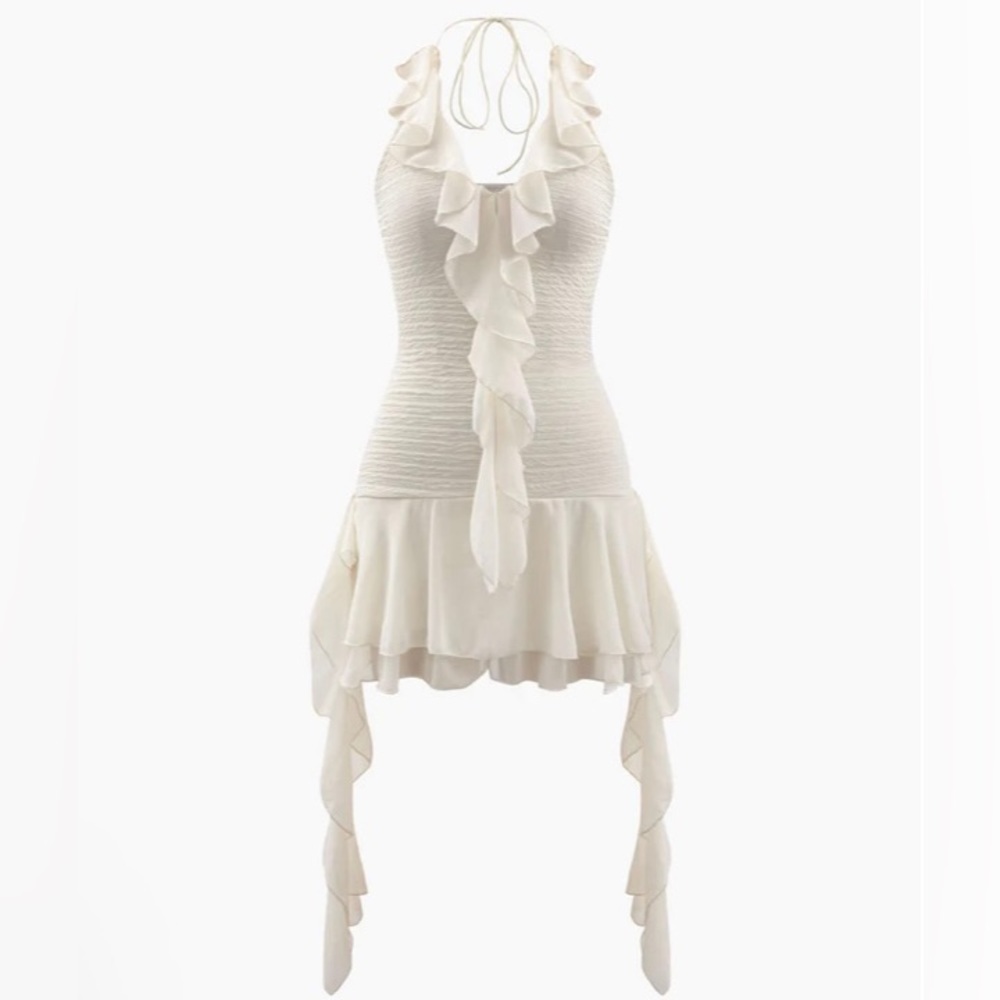 Ruffle mini dress